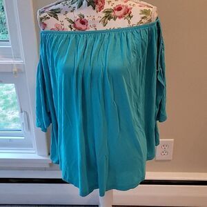 Lascana for venus aqua blue top new xl